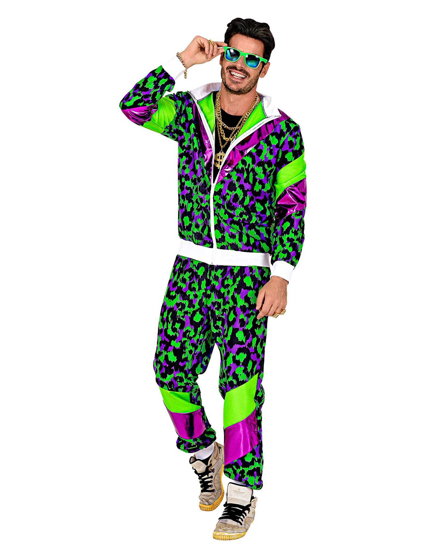 Fluo adult léopard tipărit deghizare