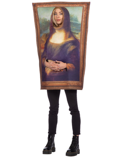 Costum de pictură Mona Lisa pentru adult