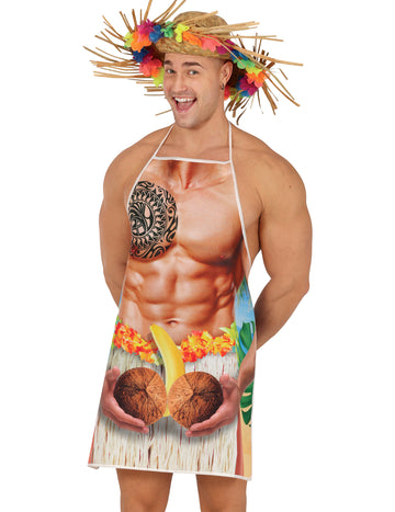 Costum de șorț hawaian adult