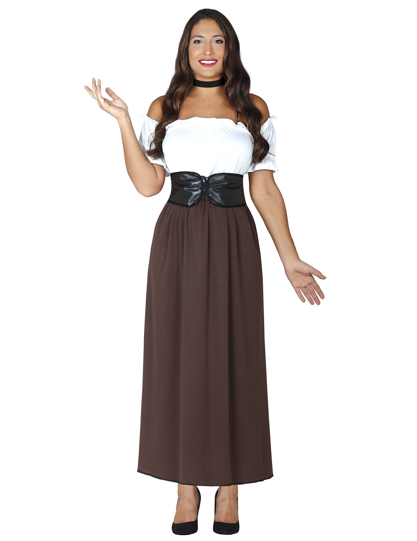 Costum de tavernière feminin médieval