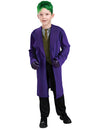 Déguisement The Joker Dark Knight pour enfant violet avec gilet vert