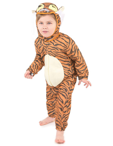 Tiger deghizare cu coada copilului