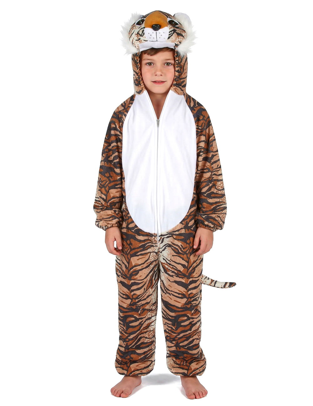 Vue d'ensemble du déguisement tigre réaliste