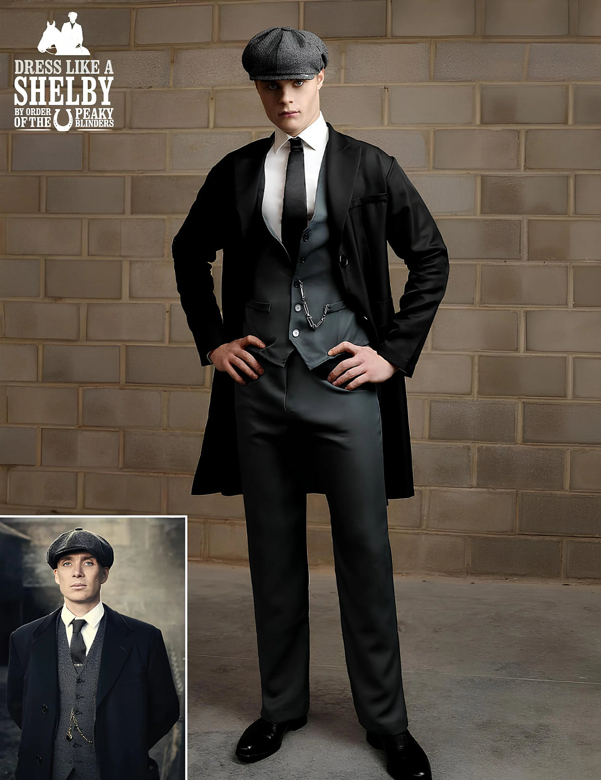 Costum deghizare Tommy Shelby Peaky Blinders™ bărbat 