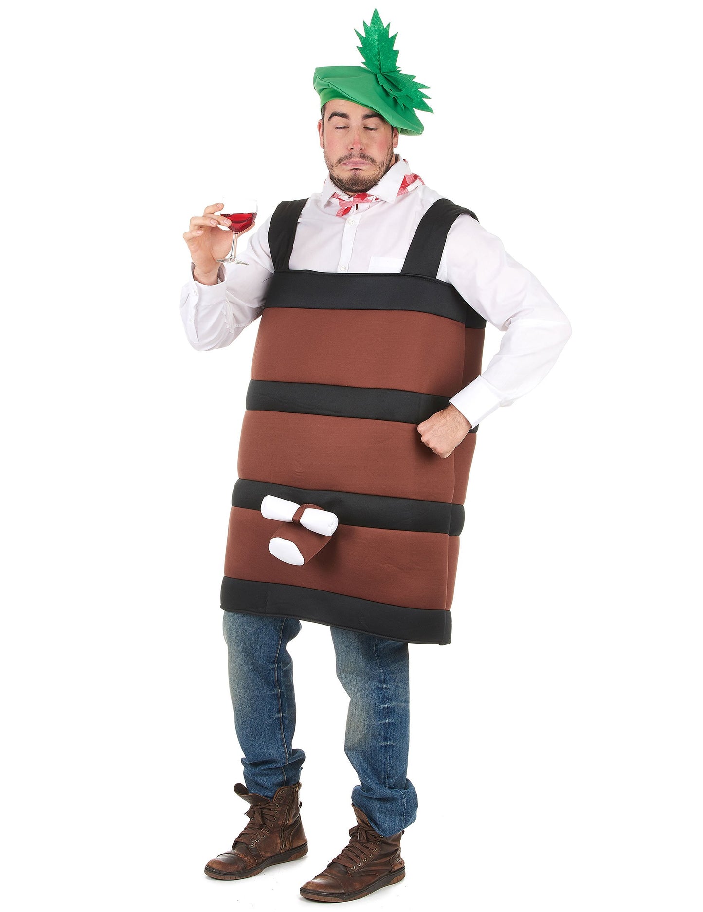 Costum pentru butoi de vin pentru adulți