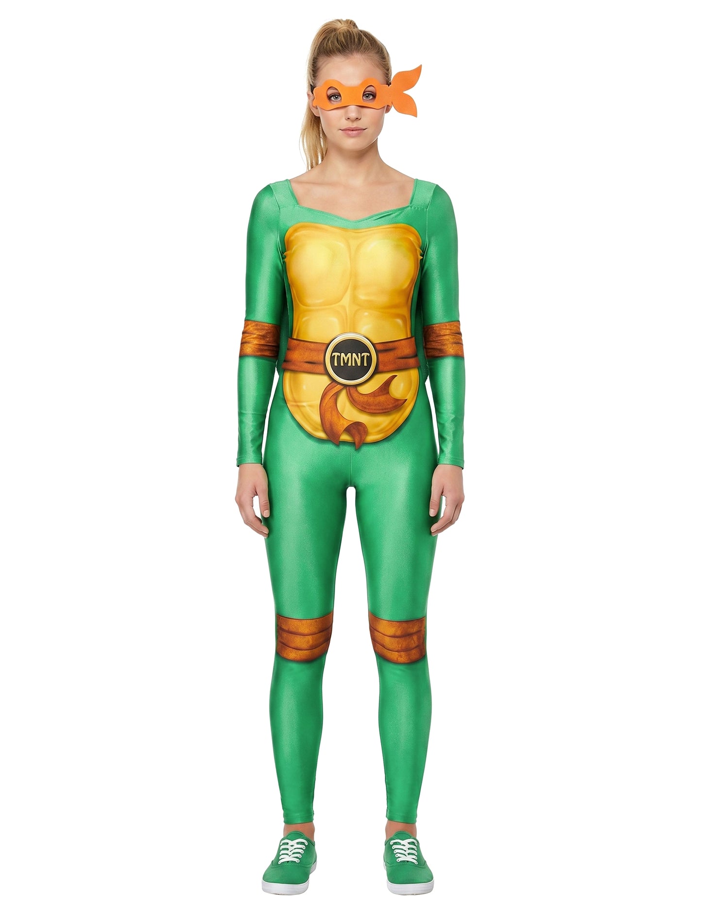 Costum de Țestoasele Ninja™ cu 4 măști pentru femeie