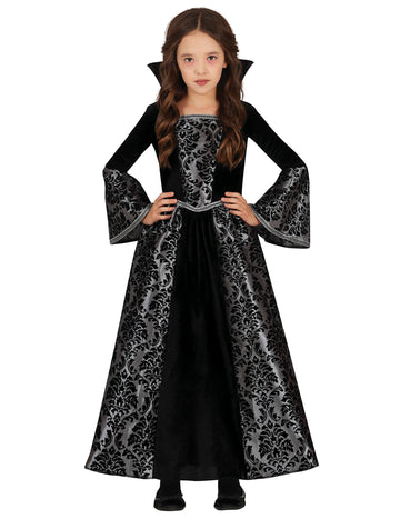 Costum de vampiri de argint pentru fete