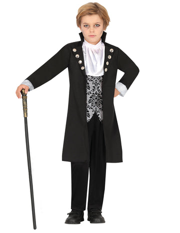 Costum de vampiri de argint pentru băieți