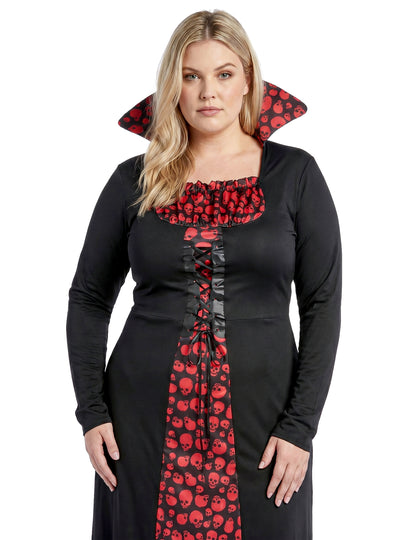 Déguisement vampire élégant grande taille femme