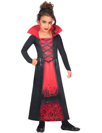 Deghizare vampir în fetiță din țesătură reciclată