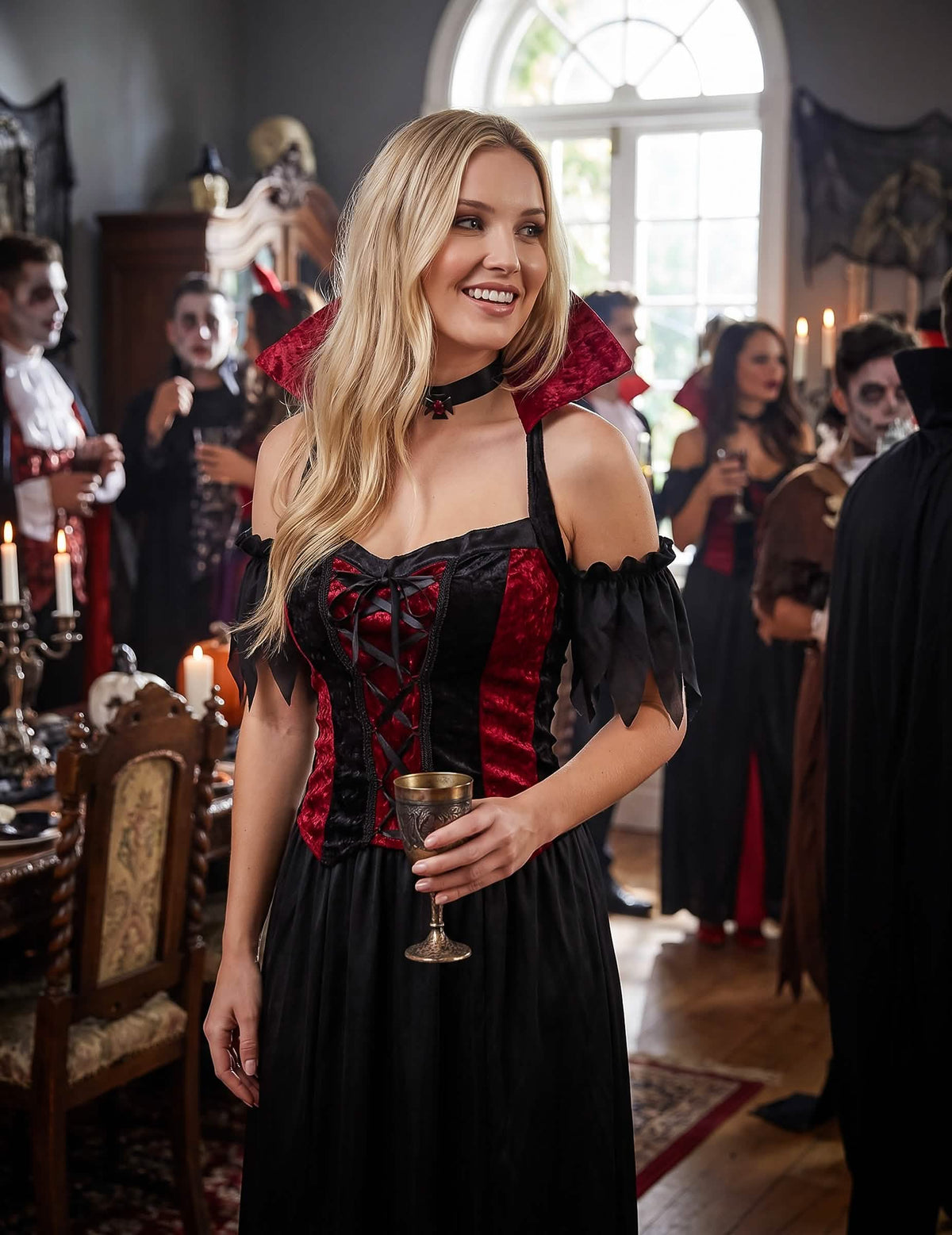 Déguisement vampire femme Halloween