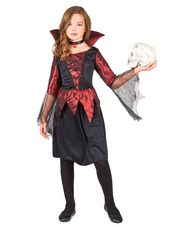 Satin Vampire deghizează Halloween Fiica de Halloween