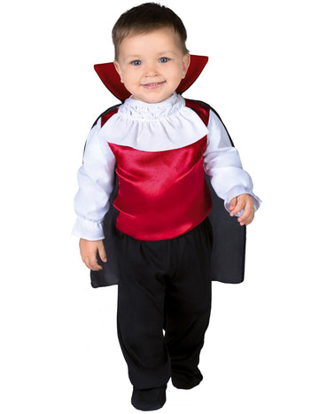 Costum vampir roșu și negru