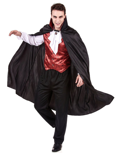 Deghizarea vampirilor roșii pentru bărbați de Halloween