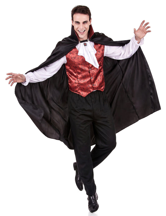 Deghizarea vampirilor roșii pentru bărbați de Halloween