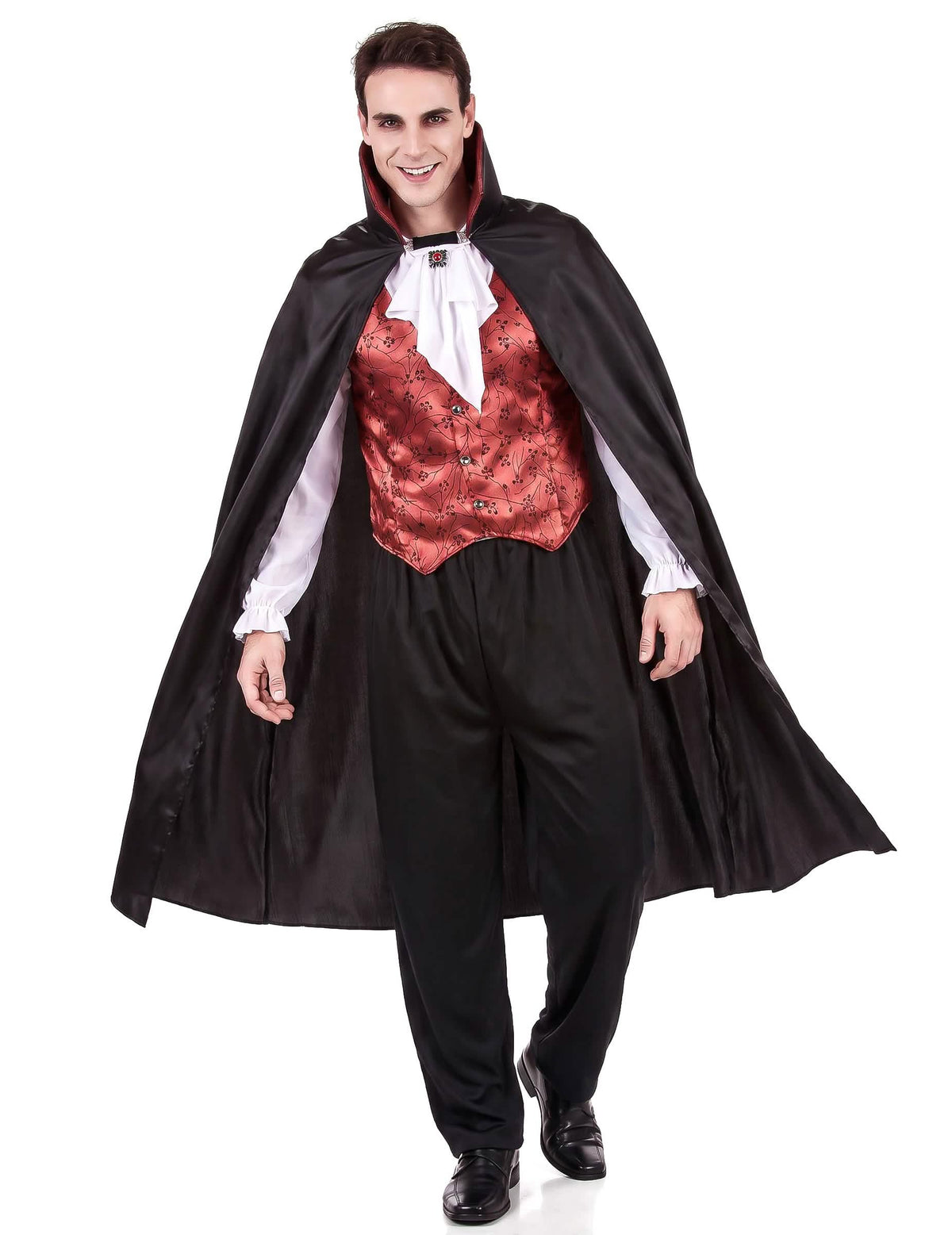 Deghizarea vampirilor roșii pentru bărbați de Halloween
