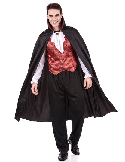 Deghizarea vampirilor roșii pentru bărbați de Halloween