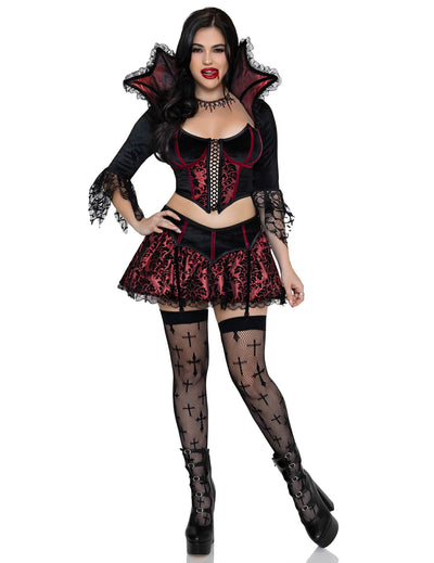Déguisement vampire sexy baroque femme