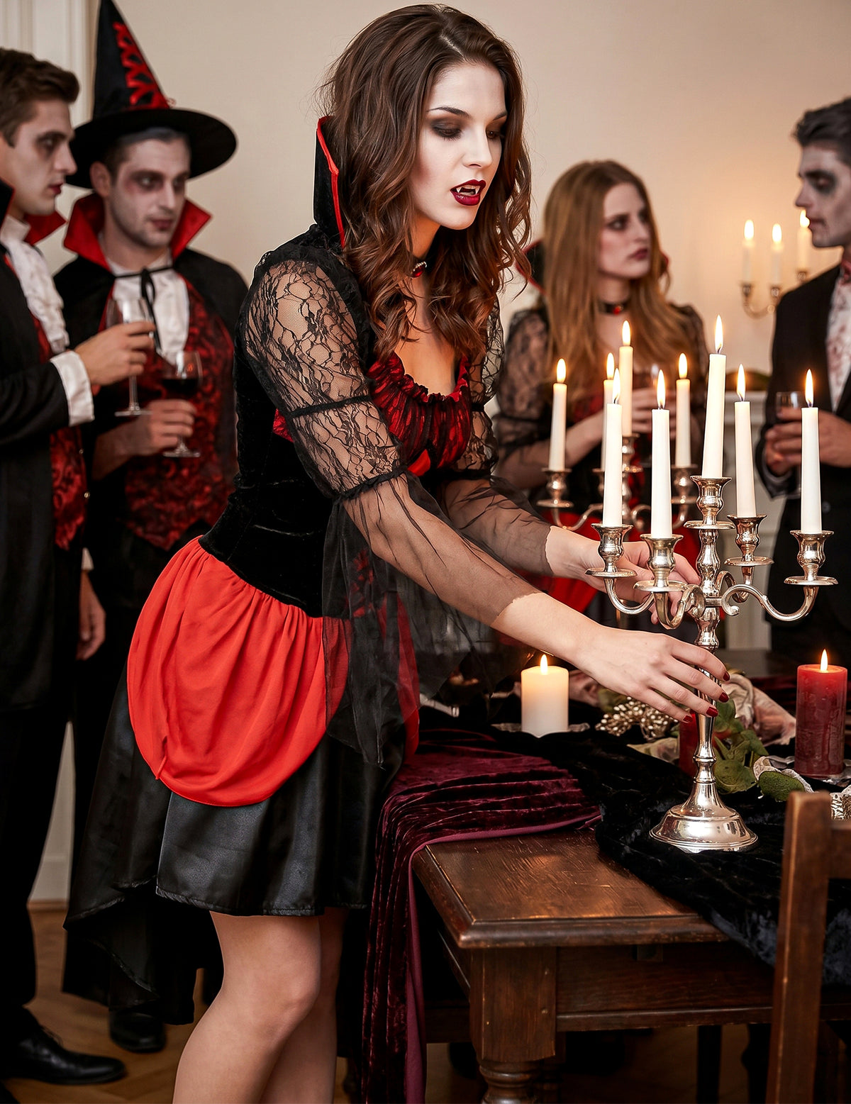Sexy Red Vampire deghizare