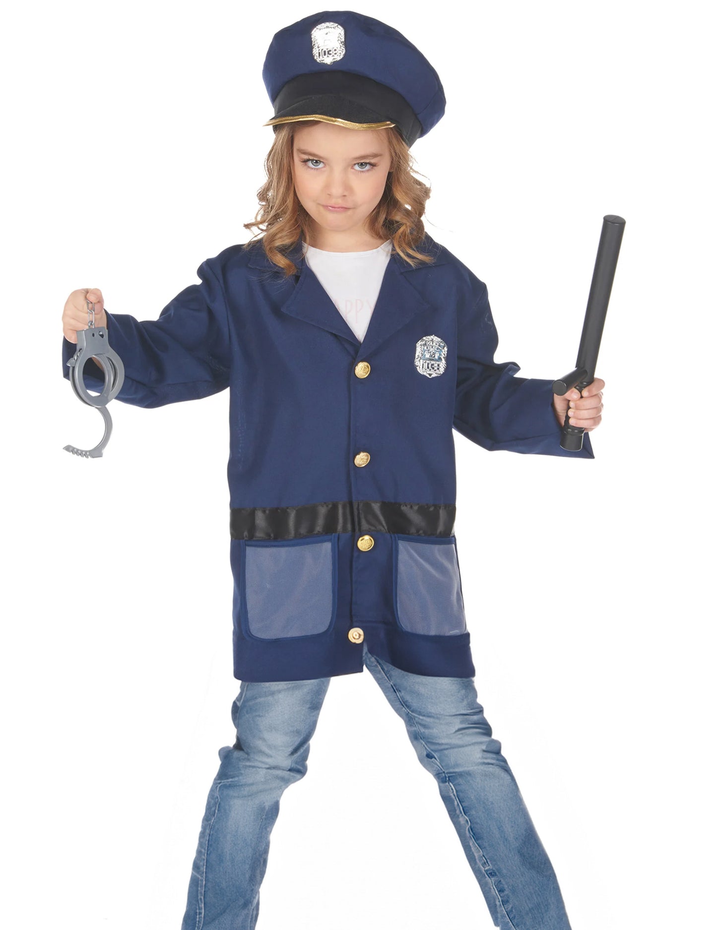 Costum cu accesorii ale poliției pentru copii