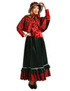 Costum victorian de Crăciun Charles Dickens pentru femei