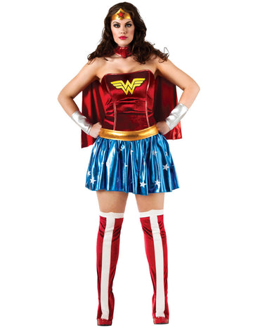 Costum Wonder Woman™ pentru femei mărime mare 