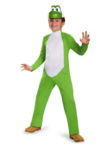 Costum Yoshi de lux Super Mario pentru copii