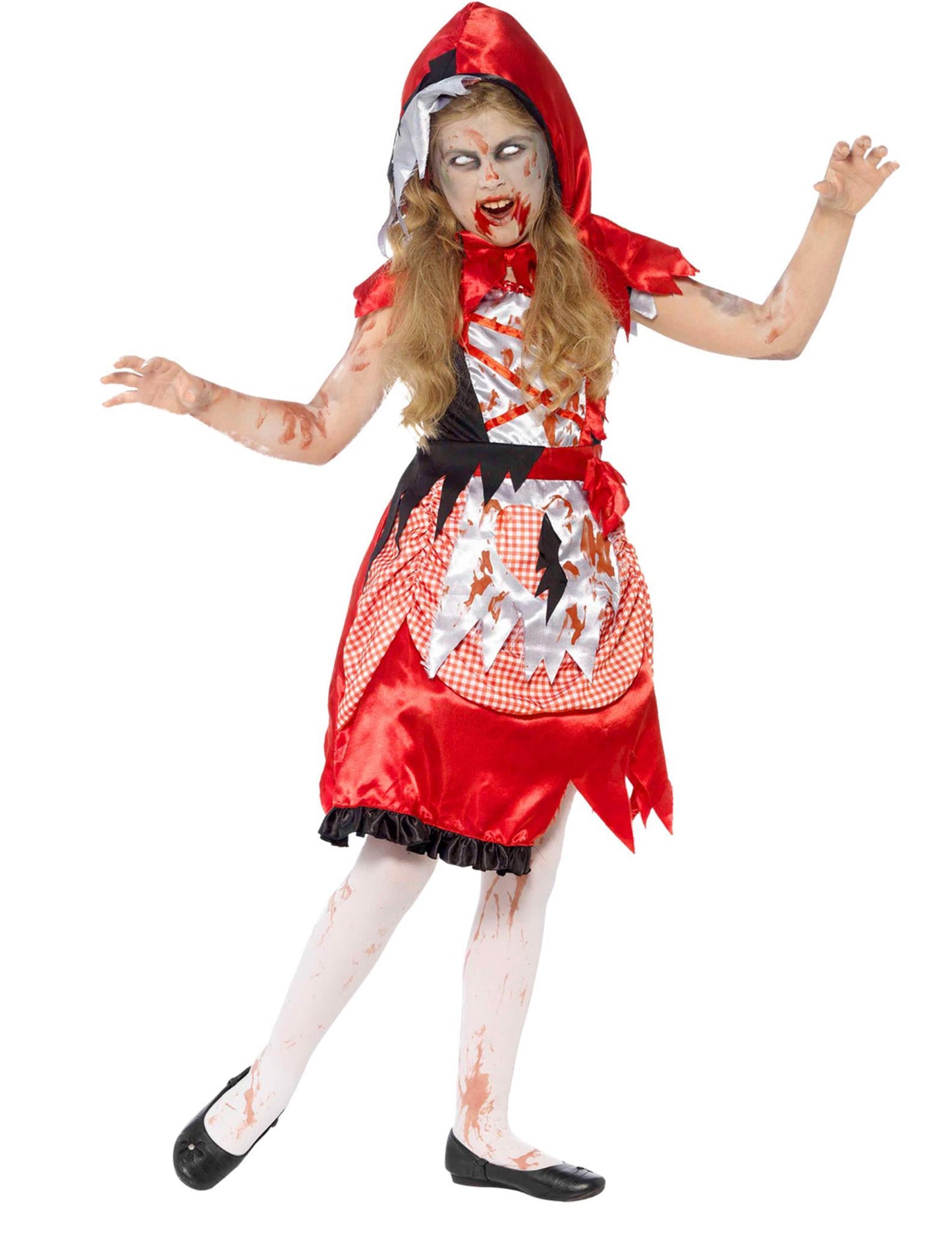 Costum zombie roșu Chaperon