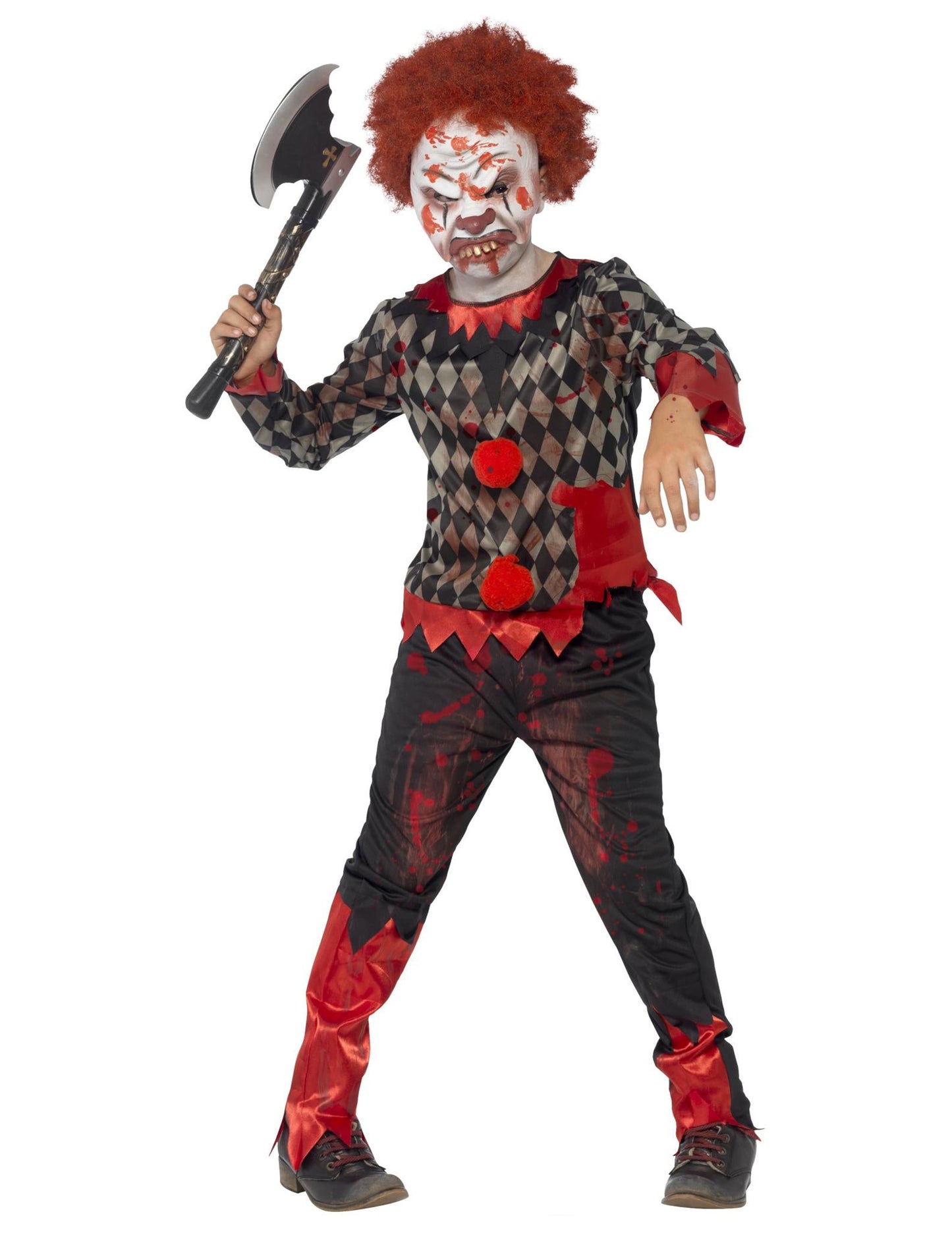 Costum de zombie pentru clovni de Halloween