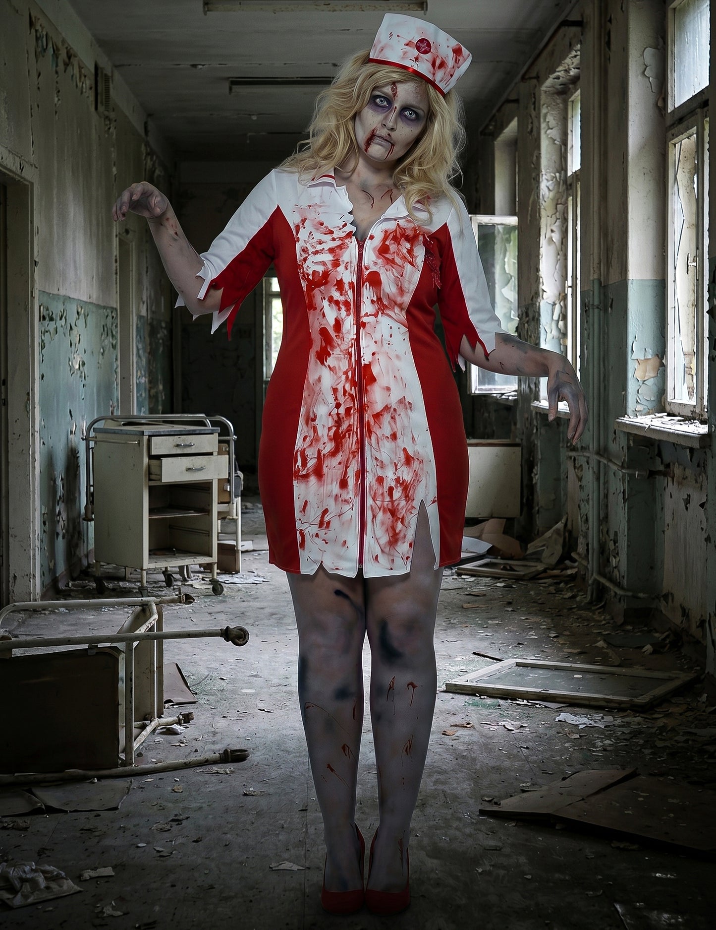Halloween Zombie cu dimensiuni mari -Zombie deghizare