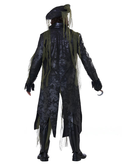 Costum de zombie pentru pirați de lux pentru adulți