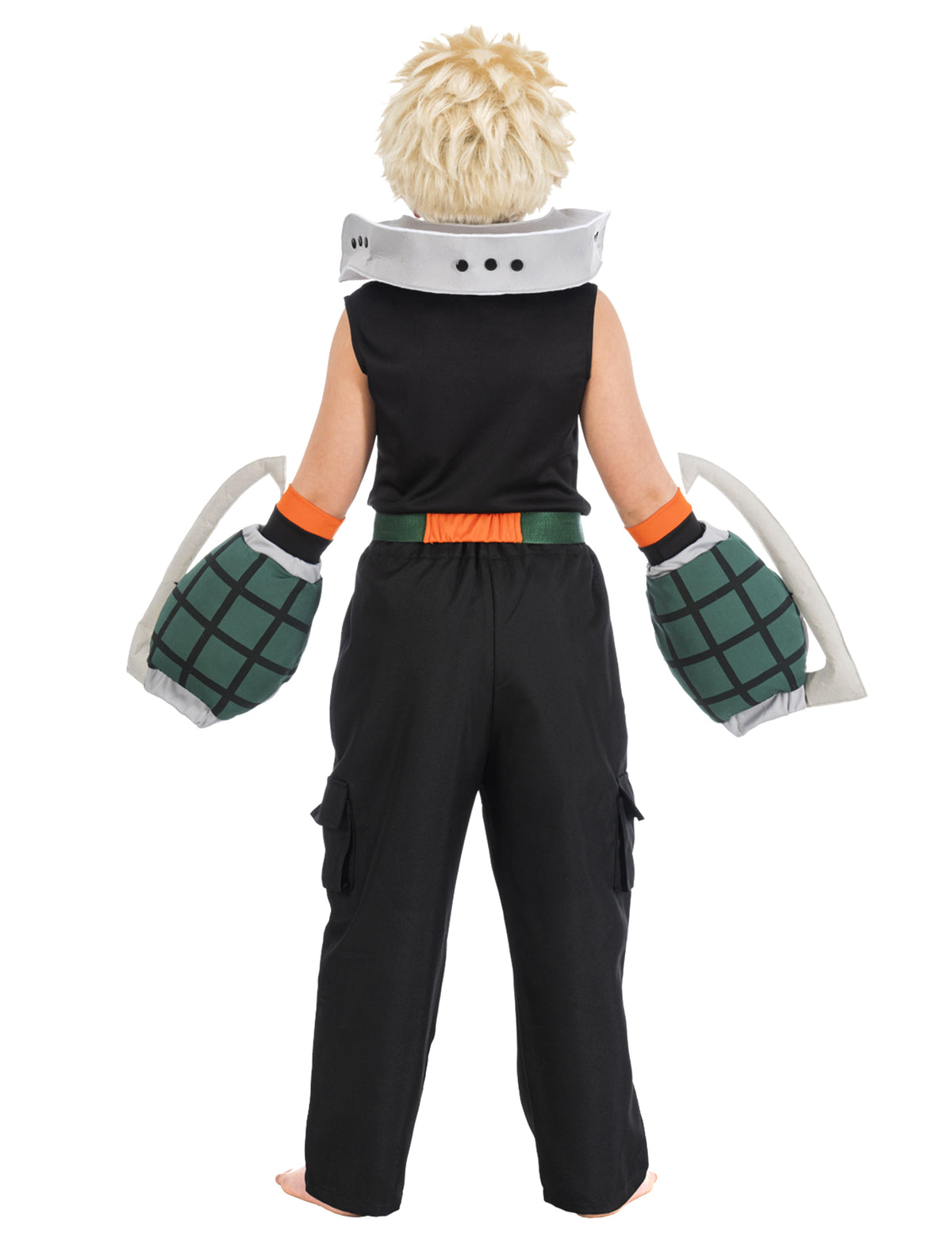 Vue de dos du déguisement Katsuki Bakugo My Hero Academia pour enfant