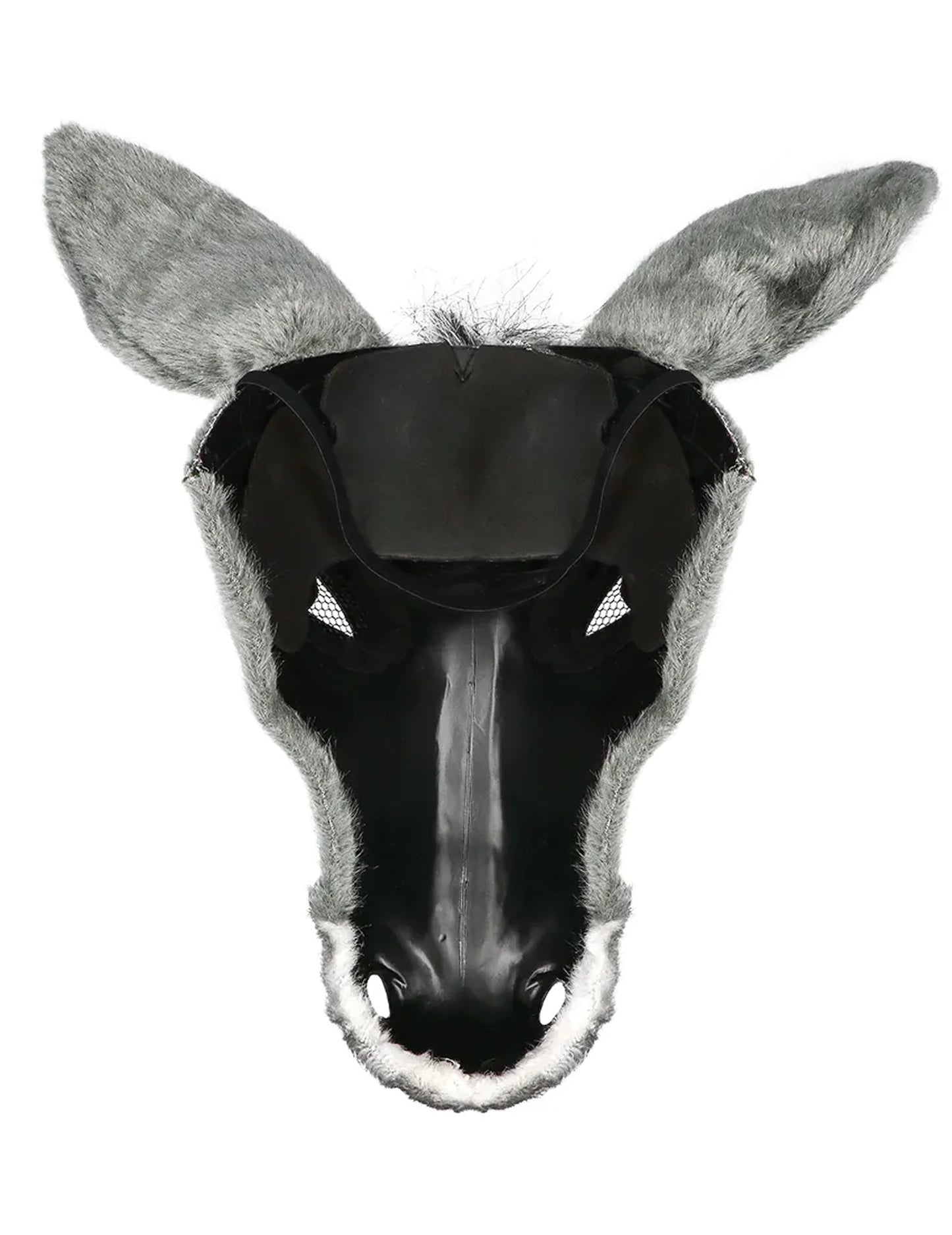 Semimască din pluș măgar pentru adulți 