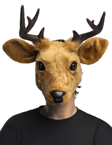 Semimască de pluș cerb pentru adulți 