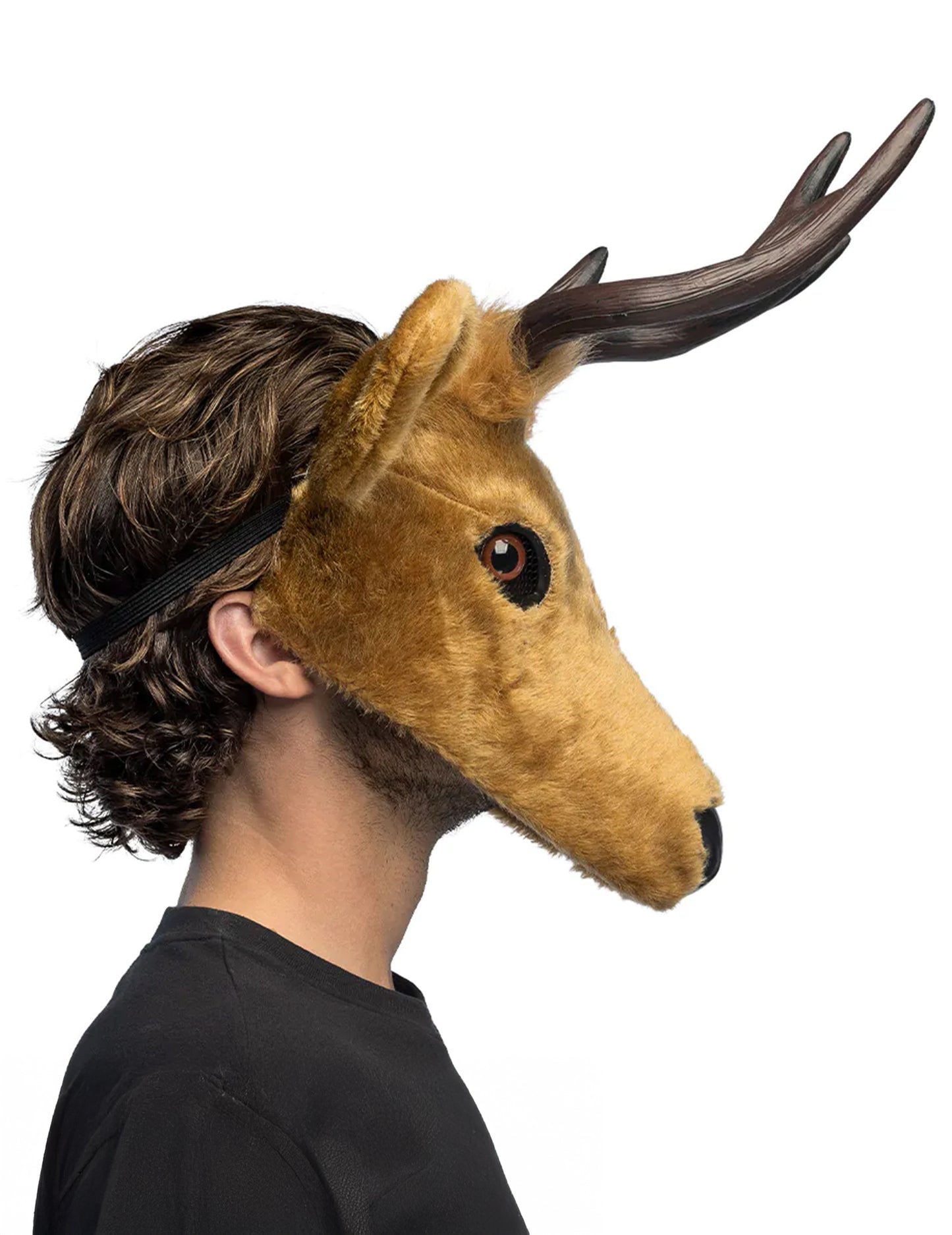 Semimască de pluș cerb pentru adulți 