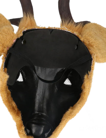 Semimască de pluș cerb pentru adulți 