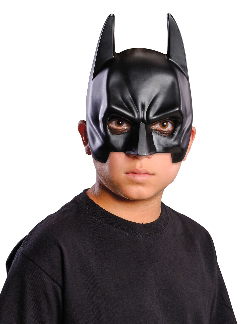 Demi masque PVC Batman pour enfant noir