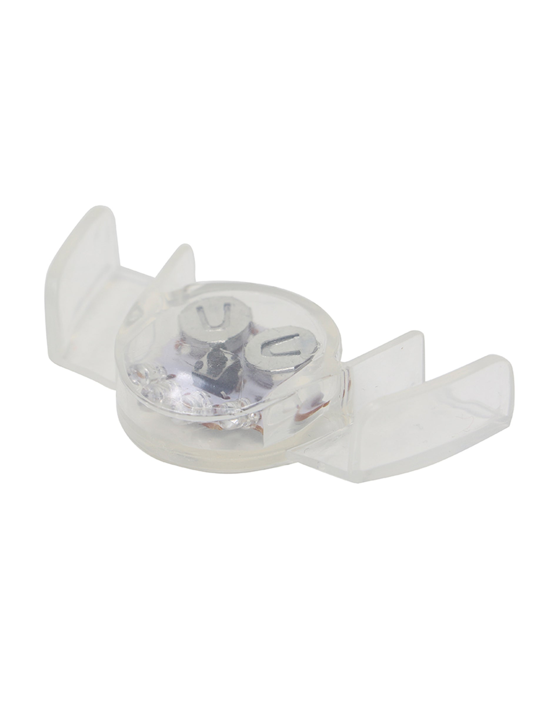 Vue de profil du dentier lumineux LED