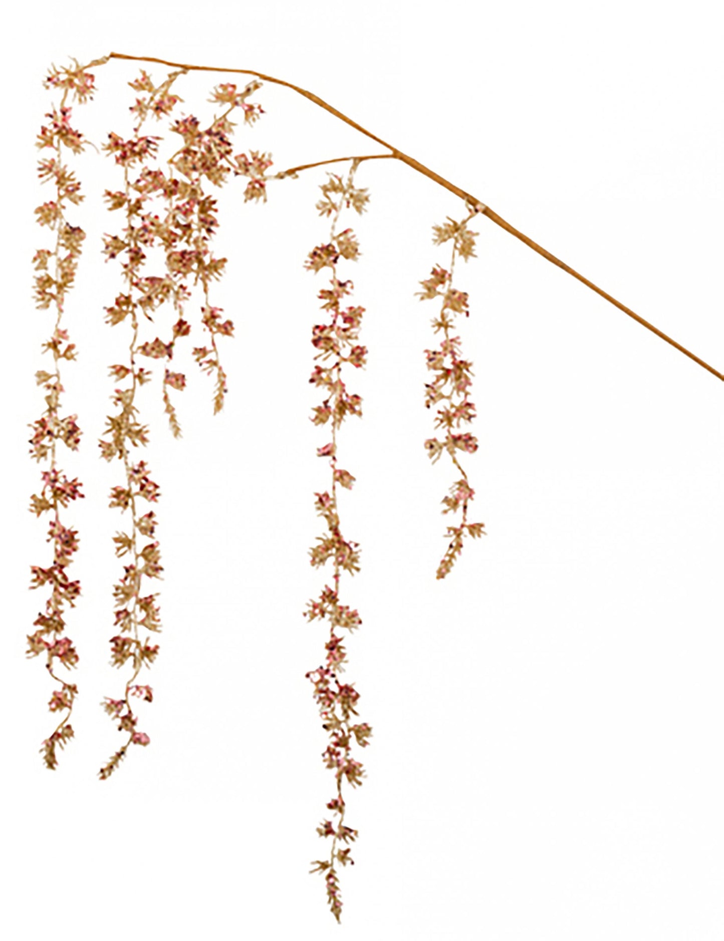 Cascadă de ramuri cu sclipici roz auriu 97 cm 