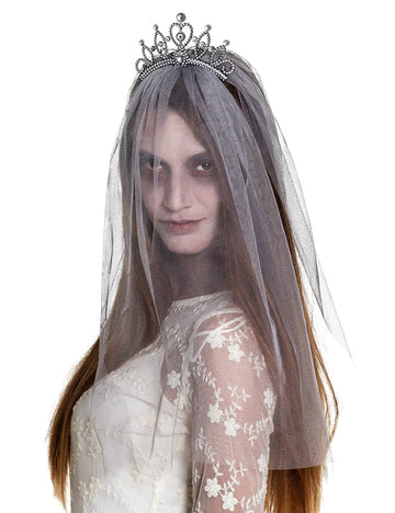 Diadem cu femeie de voal căsătorită