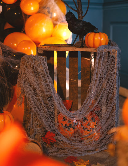 Foaie gri de Halloween 180 x 75 cm