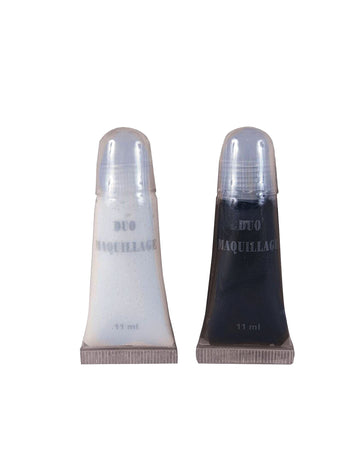 Duo maquillage noir et blanc