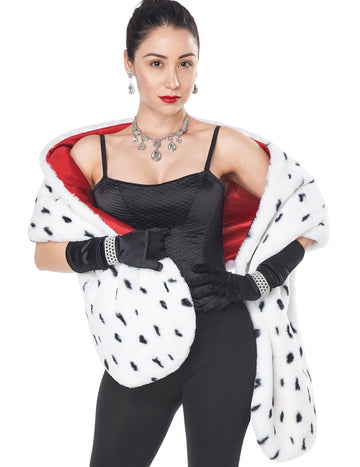 Eșarfă falsă dalmatiană adultă