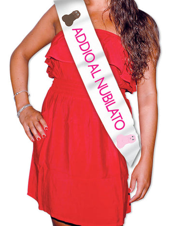 Fular metalic Addio al nubilato 168 x 10 cm