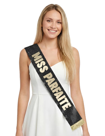 Eșarfă Miss Parfaite cu paiete 