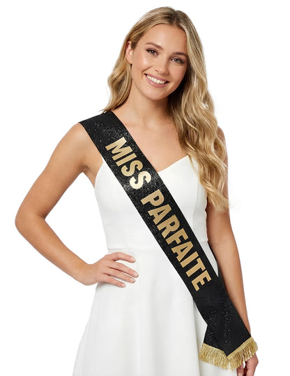 Eșarfă Miss Parfaite cu paiete 