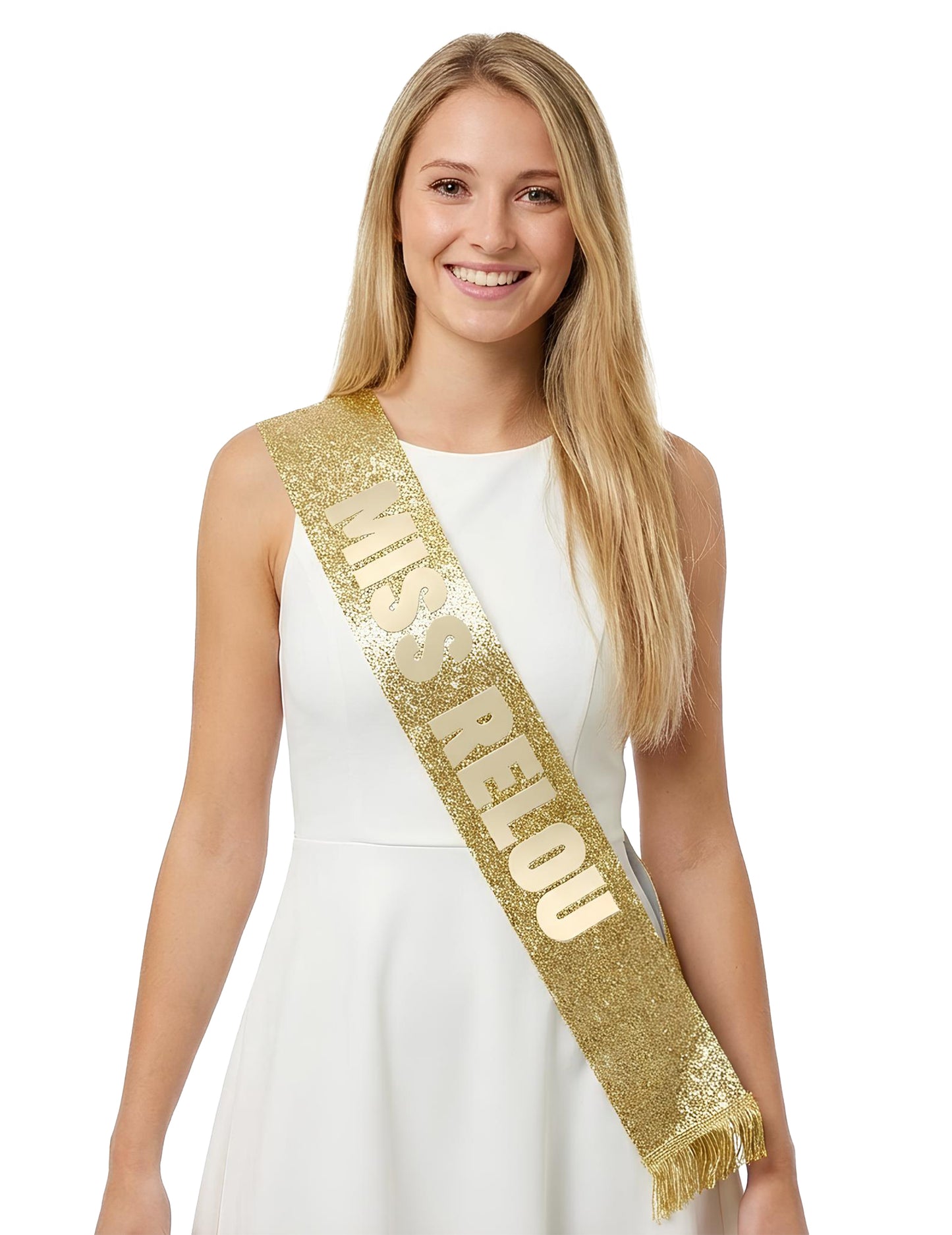 Eșarfă Miss Relou cu paiete 