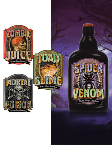 Etichetă otrăvitoare 9 x 11 cm