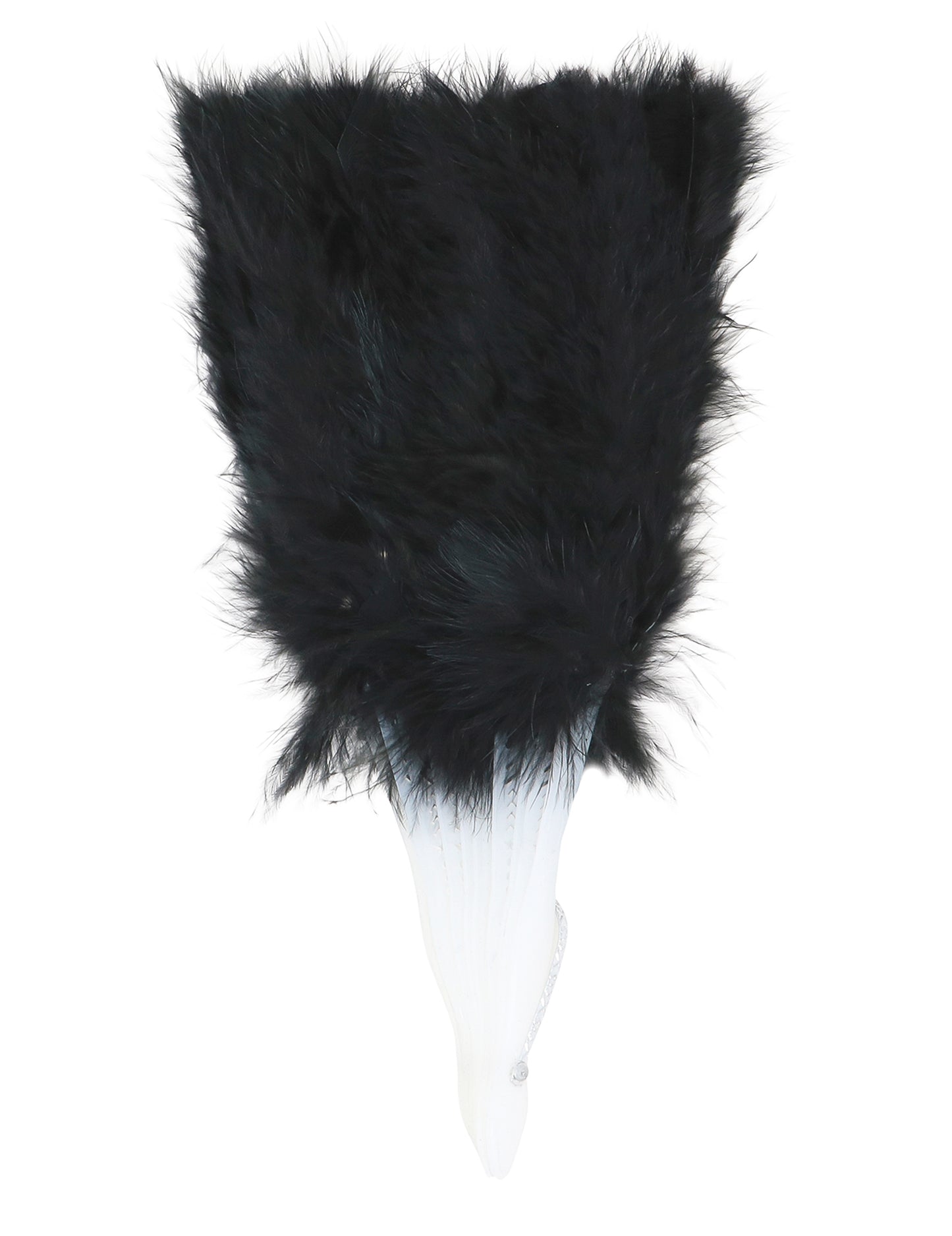 25 cm cu pene negre