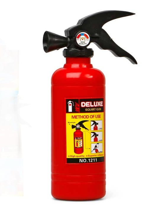 Extincteur de pompier pour enfant rouge à eau